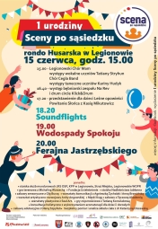 Plakat informujący o pikniku