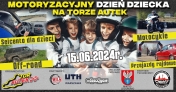 Plakat informujący o pikniku motoryzacyjnym