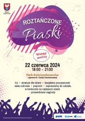 Plakat promujący wydarzenie - Roztańczone Piaski