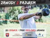 Plakat informujacy o zawodach z pazurem