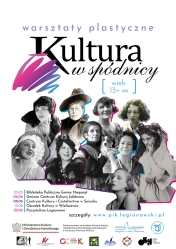 Plakat informujący o warsztatach