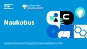 Napis: Nukobus, Centrum Nauki Kopernik, Ministerstwo Nauki i Szkolnictwa Wyższego