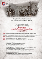 Zaproszenie na obchody 80. Rocznicy Wybuchu Powstania Warszawskiego w Legionowie