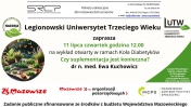Plakat informujący o wykładzie otwartym