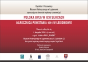 Plakat zapraszający na otwarcie wystawy czasowej