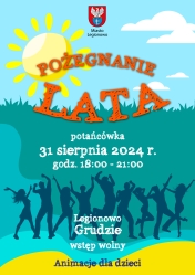 plakat informujący o ekospotkaniach w Parku Zdrowia