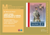 Plakat informujący o wykładzie:Jerzy Boski. Bohater boju o Wólkę Radzymińską w 1920 r.