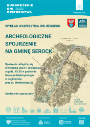 Plakat promujący prelekcję