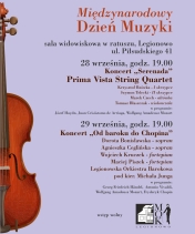 Plakat informujący o koncercie