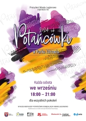Plakat informujący o potańcówce