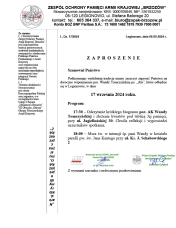 Zaproszenie na Dzień Wandy Tomczyńskiej