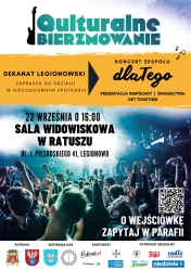 Palakat informujący o Qulturalnym Bierzmowaniu