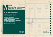 Plakat informujący o wykładzie: „Getto w Legionowie