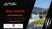 Plakat informujący o Halowej Lidze Cross Z Pazurem
