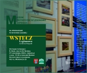 Plakat informujący o oprowadzeniu po wystawie czasowej