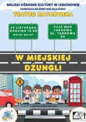 Palakat infoirmujący o spektaklu 