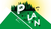 Plakat informujący o projekcie - Plan jest taki - warsztaty