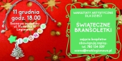 Plakat informujacy o warsztatach dla dzieci