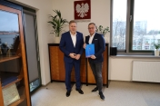 Prezydent Bogdan Kiełbasiński i radny Sławomir Traczyk