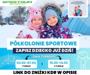 Gfafika informująca o półkoloniach