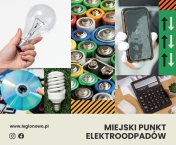 Miejski Punkt Elektroodpadów- plakat informacyjny