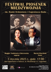 grafika informująca o festiwalu piosenek