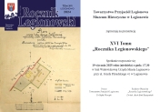 Grafika informująca o Prezentacji XVI tomu „Rocznika Legionowskiego”