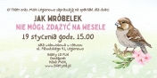 plakat informujący o przedstawieniu dla dzieci