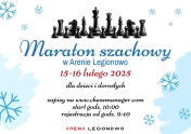 Grafika informująca o maratonie szachowym