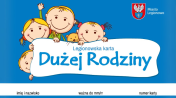 awers legionowskiej KDR- błękitne tło, logotyp, miejsce na wpisanie danych