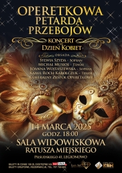 Grafika informująca o Operetkowej Petardzie Przebojów