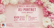 Grafika informująca o koncercie Jej portret