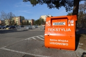 Specjalistyczny pojemnik na tekstylia