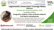 Grafika informująca o legionowskim Klubie Historyków Rodzin