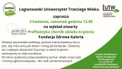 Grafika informująca o Wykładzie otwartym Profilaktyka chorób układu krążenia