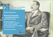 Plakat informujący o wykładzie: „Władysław Kucharski – legionowski kucharz wybitnych postaci”