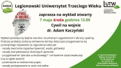 Grafika infoirmująca o wykładzie otwartym