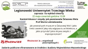 Grafika infoirmująca o wykładzie otwartym  Kamień-bluszcz i zmysły: jak powstawała Żelazowa Wola