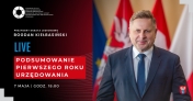 GRafika promująca live z prezydentem miasta