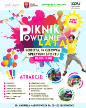 kolorowy plakta z opisem i szczęsliwymi dziećmi