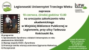 biało zielony plakat ze zdjęciem i napisami