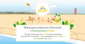 kolorowy plakat z motywem plaży