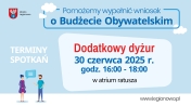 Grafika ozdobna z terminem spotkania
