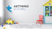 pomieszczenie z dziecięcymi zabawkami