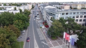 widok z lotu ptaka na Legionowo