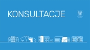 Grafika ozdobna z napisem konsultacje