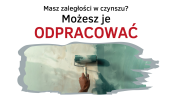 odpracuj czynsz, ręka z wałkiem malarskim