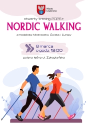 Grafika ozdobna dot. nordic walking Grafika ozdobna dot. nordic walking