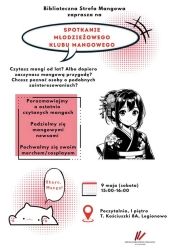 plakat biało czarny z opisem wydarzenia