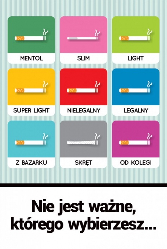 Plakat na Światowy Dzień Bez Tytoniu